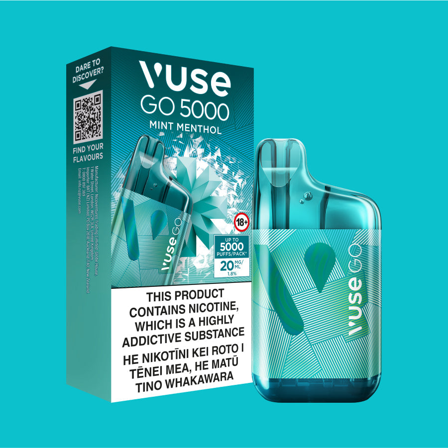 Vuse Go 5000 Disposable Vape Box - Mint Menthol – Vuse NZ