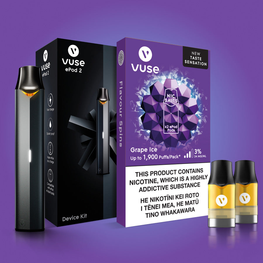 Grape Ice Vape Starter Kit – Vuse NZ