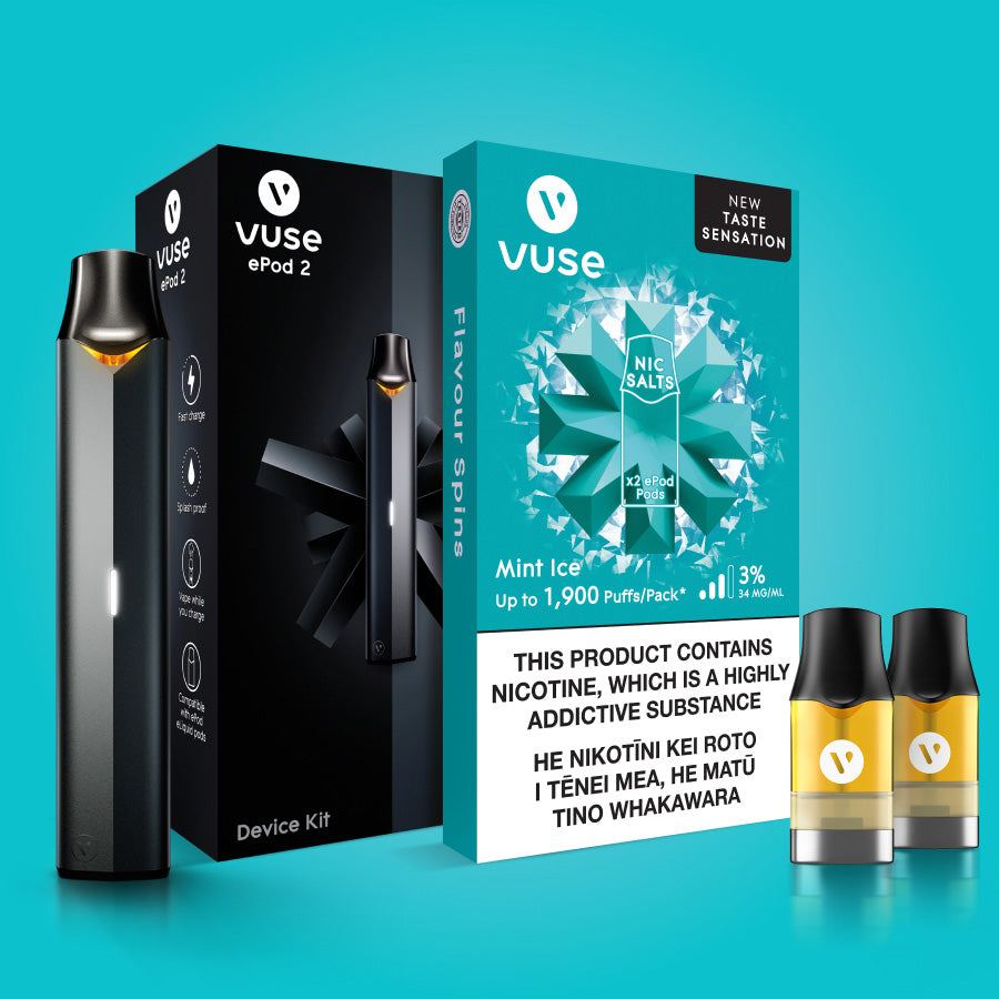 Mint Ice Vape Starter Kit | Vuse NZ