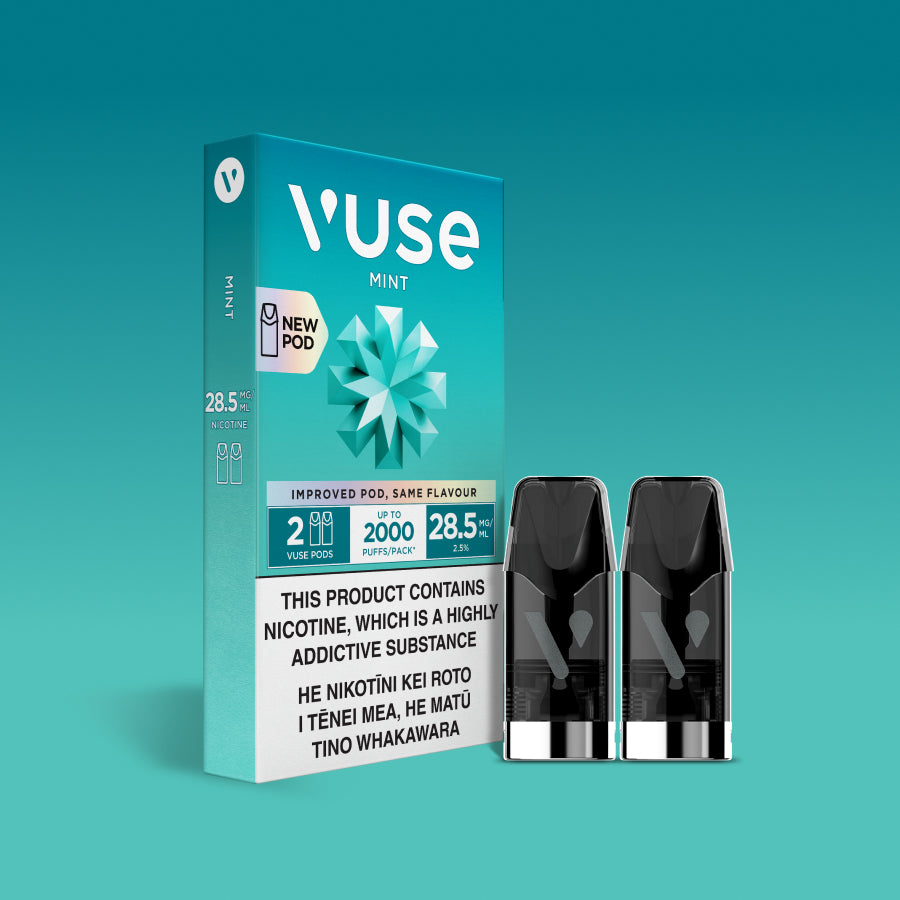 Mint Flavour e Liquid | Vuse Go Reload Vape Pod | Vuse NZ