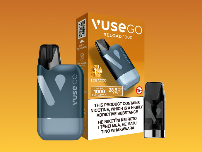 Vuse Go Reload Ready To Vape Kits | Tobacco | Vuse NZ