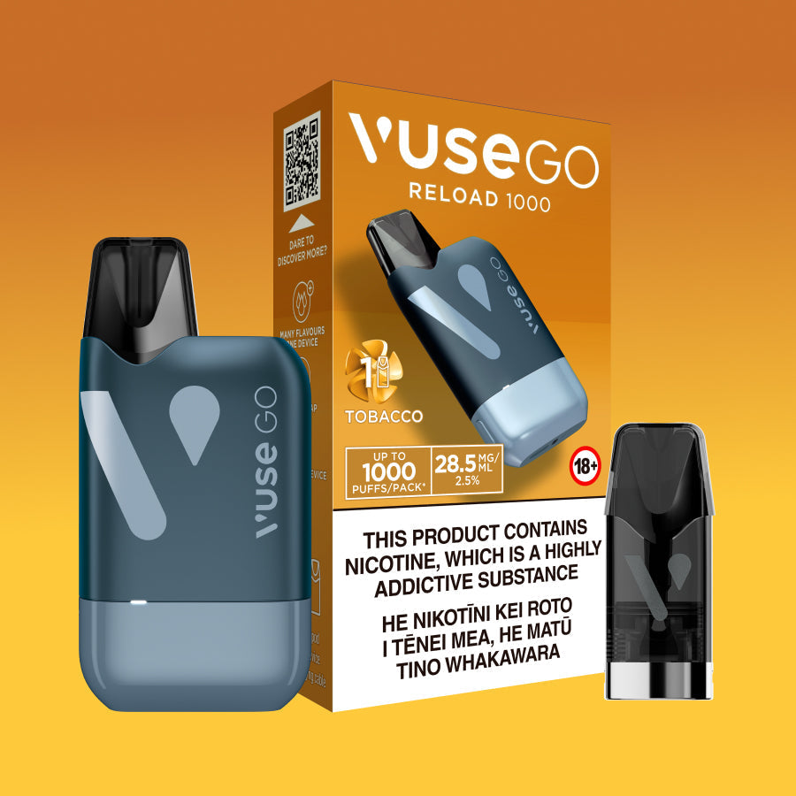 Vuse Go Reload Ready to Vape Kits | Tobacco | Vuse NZ