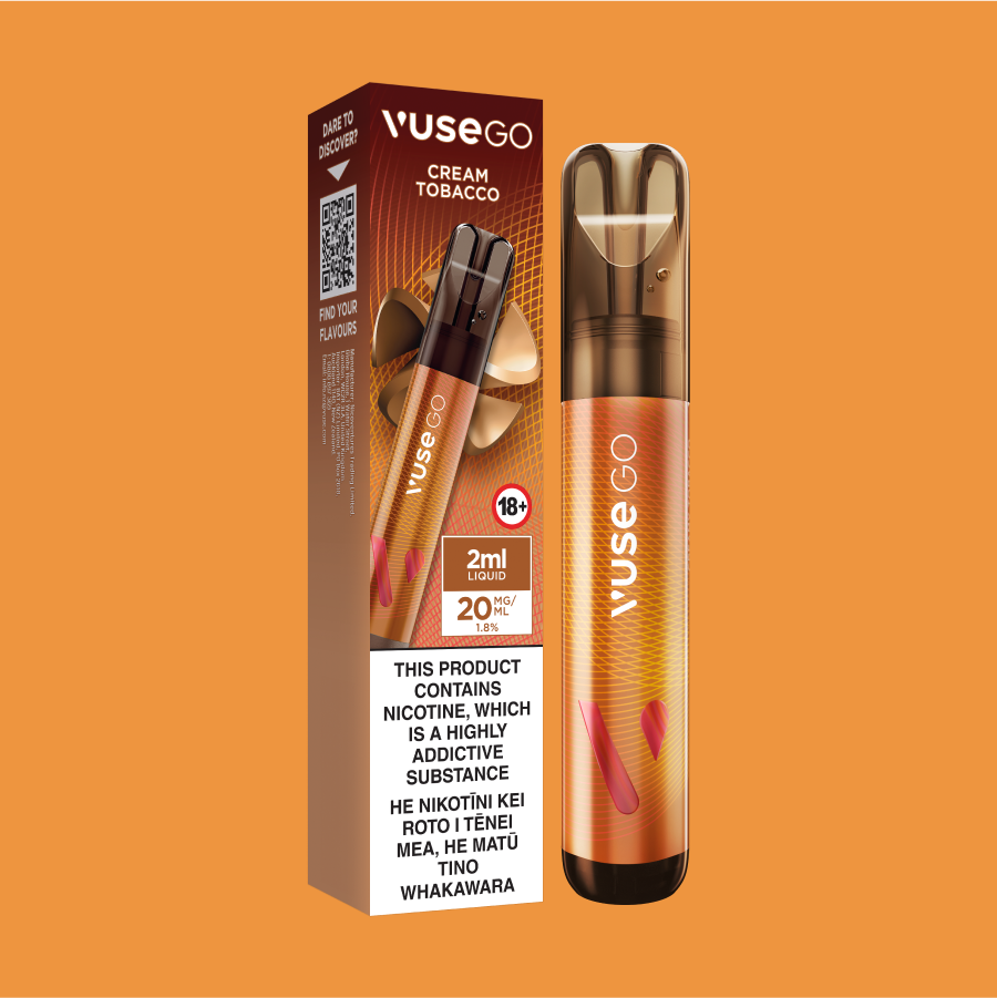 Vuse Go 1000 Cream Tobacco | Vuse NZ