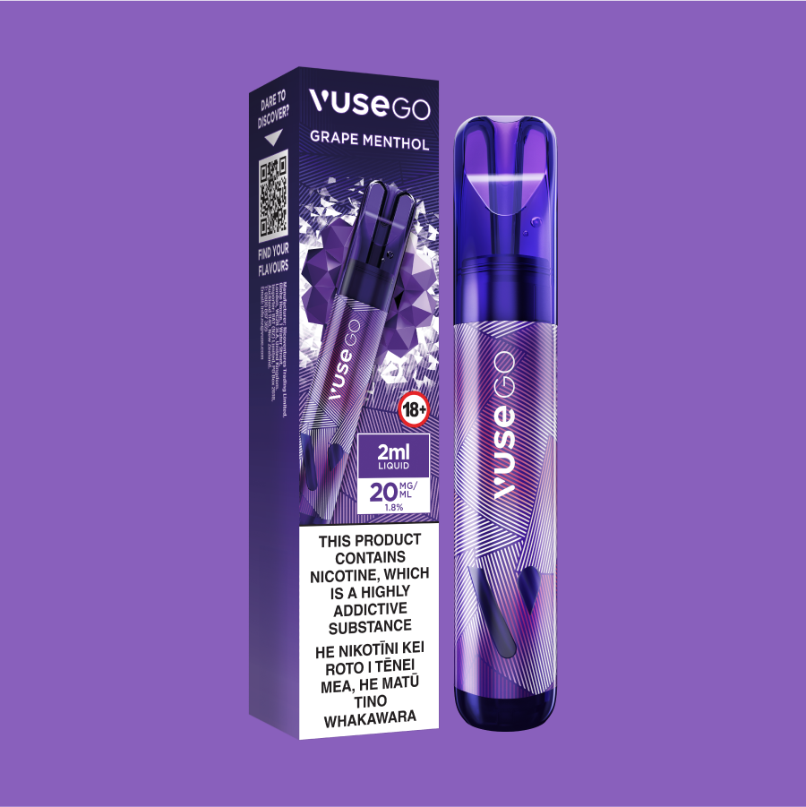 Vuse Go 1000 Disposable Vape Pen - Grape Menthol
