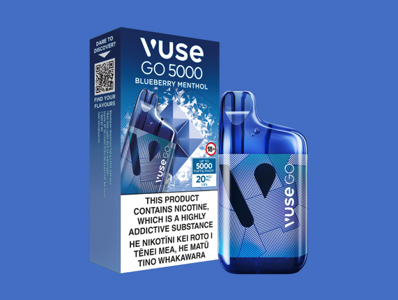 Vuse Go 5000 Disposable Vape Box - Blueberry Menthol