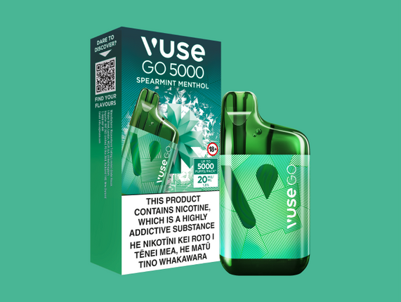 Vuse Go 5000 Disposable Vape Box - Spearmint Menthol